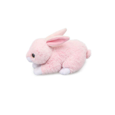 ODM del giocattolo farcito breve coniglio di rosa della peluche di 20cm sveglio