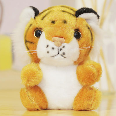 Materiale da otturazione del cotone di Tiger Stuffed Doll With Polypropylene di simulazione di EN71 25cm