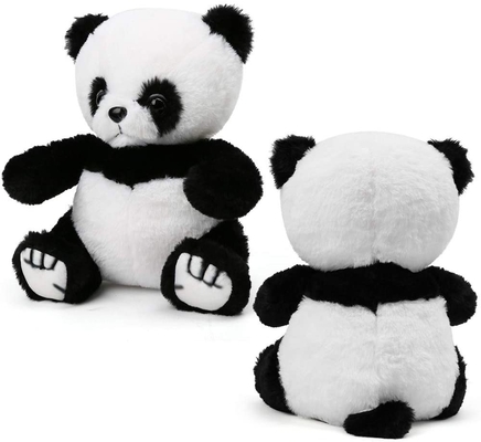 Pelle su ordinazione amichevole nessun Panda Plush Toy di seduta sbiadentesi
