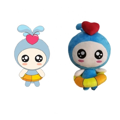 Il cotone 100% della peluche pp del poliestere OEM/del ODM ha farcito i giocattoli animali