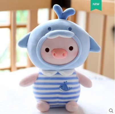 Giocattoli della peluche del maiale del fumetto di Kawaii con il materiale da otturazione del cotone dei pp
