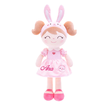 Ragazza adorabile che veste il riempitore 25cm del cotone dei giocattoli pp della peluche di anime per i regali