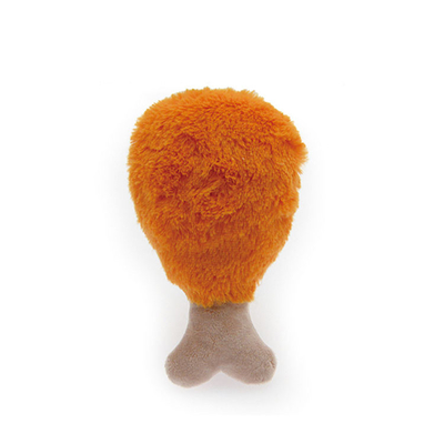 L'alimento interattivo ODM/dell'OEM ha modellato il giocattolo stridulo del cane della peluche