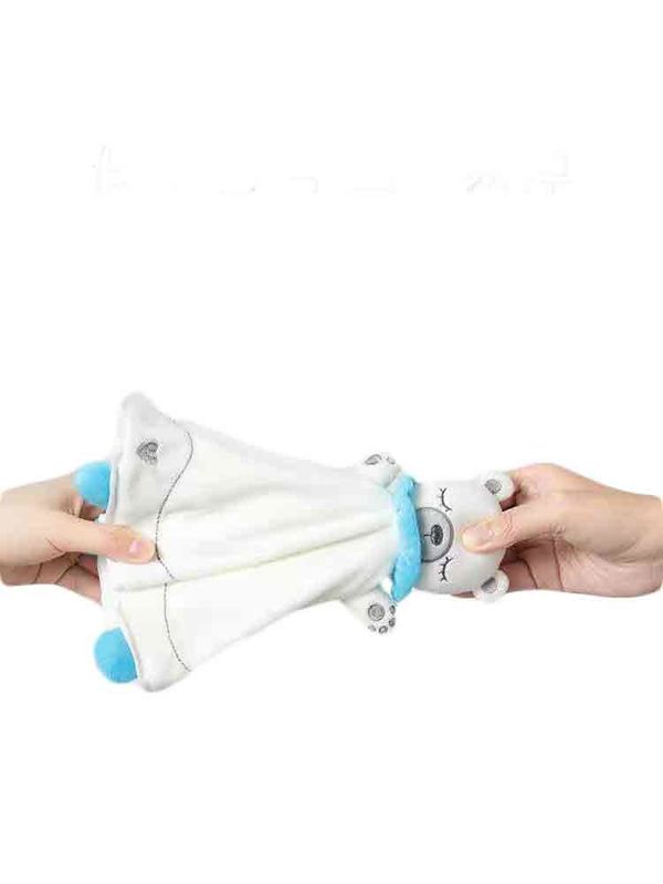 Burattino di mano animale farcito neonato di 0-1 anni della peluche Toy Baby Comforting Towel