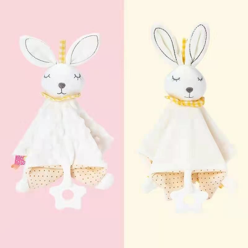 Conforto degli asciugamani molli della peluche della saliva di Toy For Chew Sleeping Baby della peluche del bambino