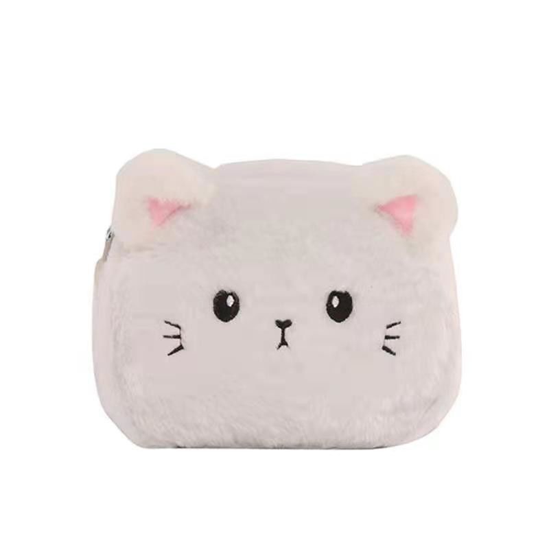 Zaino sveglio di principessa Girl Cross Body Cat Plush Bag Fluffy Baby di 12*20cm piccolo