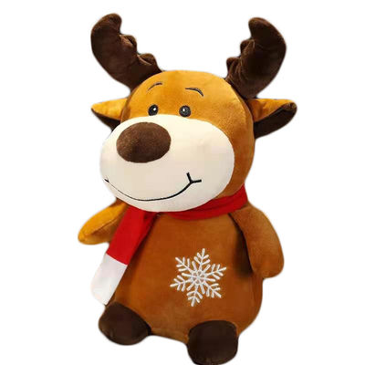 Le alci di Natale hanno farcito la peluche animale Toy For Tree Decorations di Natale dei presente