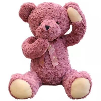 Bambola di straccio sveglia timida di Rose Red Girl Sleep Cuddle Teddy Bear Plush Toys Small 85cm