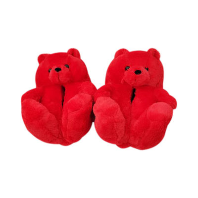 la peluche delle coppie di 27.5cm ha riempito la decorazione animale della casa della peluche delle pantofole della peluche dell'interno delle scarpe