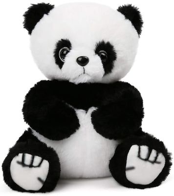 Pelle su ordinazione amichevole nessun Panda Plush Toy di seduta sbiadentesi