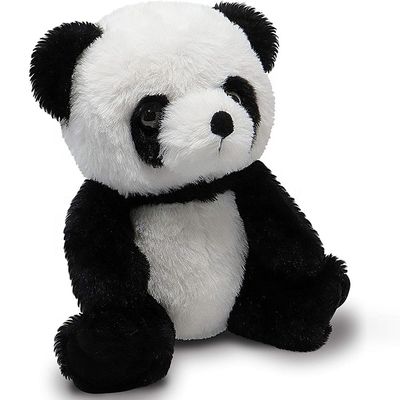 Pelle su ordinazione Panda Plush Toy No Fading amichevole che si siede il cotone di 100% pp